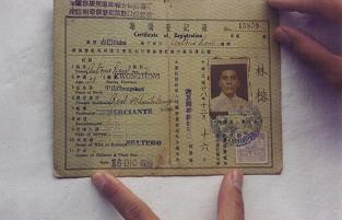 Abel Lam grandfather passport